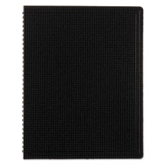 Duraflex Poly Notebook, 1-Subject, Medium/College Rule, Black Cover, (80) 11 x 8.5 Sheets