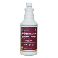 SKILCRAFT Spartan BioRenewables Restroom Cleaner, 32 oz Spray Bottle, 12/Box