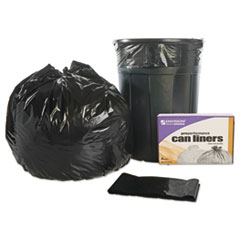 SKILCRAFT Recycled Content Trash Can Liners, 45 Gal, 1.5 Mil, 40