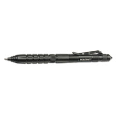 SKILCRAFT Defender Press-Tip Ballpoint Pen/Flashlight, Retractable, Medium 1 mm, Black Ink, Black Barrel