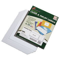 SKILCRAFT Recycled Laser and Inkjet Labels, Inkjet/Laser Printers, 2 x 4, White, 10/Sheet, 100 Sheets/Box