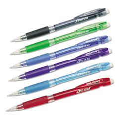 SKILCRAFT Prism Mechanical Pencil, 0.5 mm, Black Lead, Assorted Barrel Colors, Dozen