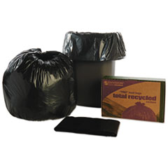SKILCRAFT Recycled Content Trash Can Liners, 33 Gal, 1.5 Mil, 33