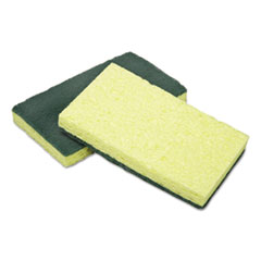 SKILCRAFT Cellulose Scrubber Sponge, 2.75 x 4.5, 0.7 Thick