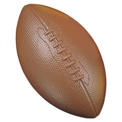 Champion Sports BALL FOOTBALL FOAM BR Coated Foam Sport Ball, For Football, Playground Size, Brown