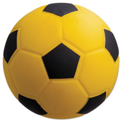 Champion Sports BALL SOCCERBALL FOAM YL Coated Foam Sport Ball, For Soccer, Playground Size, Yellow