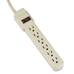 Innovera® STRIP POWER 4FT 6OUTL IVY SIX-OUTLET POWER STRIP, 4 FT CORD, 1.94 X 10.19 X 1.19, IVORY