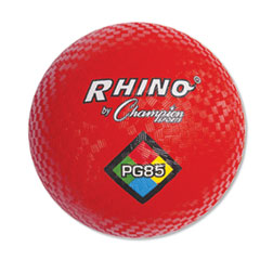 Champion Sports BALL 8.5" PLAYGROUND RD Playground Ball, 8-1-2" Diameter, Red