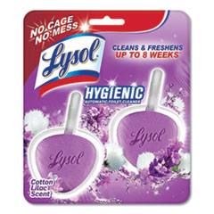 LYSOL® Brand CLEANER TOLIET BWL 2-PK Hygienic Automatic Toilet Bowl Cleaner, Cotton Lilac, 2-pack
