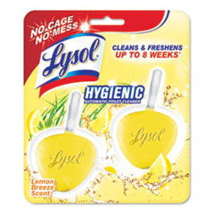 LYSOL® Brand CLEANER TOLIET BWL 2-PK Hygienic Automatic Toilet Bowl Cleaner, Lemon Breeze, 2-pack