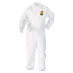 KleenGuard™ PROTECTOR CVRLL M ZIP 24 A20 Breathable Particle Protection Coveralls, Medium, White, 24-carton