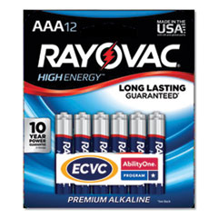 SKILCRAFT Alkaline AAA Batteries, 12/Pack