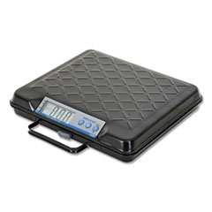 Brecknell SCALE 100 LB. PORT DIG BK Portable Electronic Utility Bench Scale, 100lb Capacity, 12 X 10 Platform
