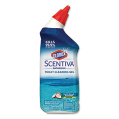 Clorox® CLEANER SCTV TB GEL COCNT SCENTIVA MANUAL TOILET BOWL CLEANER, PACIFIC BREEZE AND COCONUT, 24 OZ BOTTLE