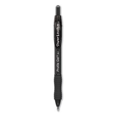 Profile Gel Pen, Retractable, Fine 0.5 Mm, Black Ink, Translucent Black Barrel, Dozen