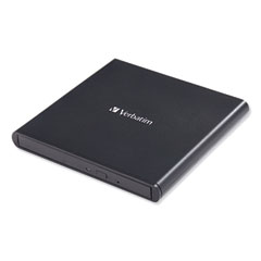 Verbatim® DRIVE CD-DVD WRITER EXT L External Slimline Cd-dvd Writer, 8x Dvd Write Speed-24x Cd Write Speed