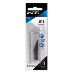 X-ACTO® KNIFE #11 BLADE CRD 5-PK Z Series #11 Replacement Blades, 5-pack