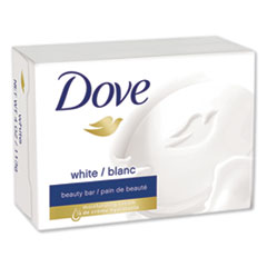 Dove® SOAP DOVE BAR 2.65OZ WH WHITE BEAUTY BAR, LIGHT SCENT, 2.6 OZ