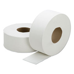 SKILCRAFT Jumbo Roll Toilet Tissue, 1-Ply, White, 3.5