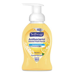 Softsoap® SOAP KITCHN FRSH FOAM YL SENSORIAL FOAMING HAND SOAP, ZESTY LEMON, 8.75 OZ PUMP BOTTLE