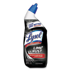 LYSOL® Brand CLEANER TOILET RUST DISINFECTANT TOILET BOWL CLEANER W-LIME-RUST REMOVER, WINTERGREEN, 24 OZ