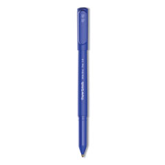 Write Bros. Ballpoint Pen, Stick, Fine 0.8 Mm, Blue Ink, Blue Barrel, Dozen