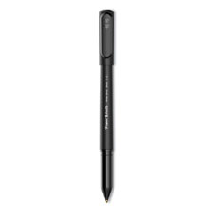 Write Bros. Ballpoint Pen, Stick, Bold 1.2 Mm, Black Ink, Black Barrel, Dozen