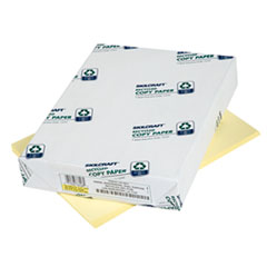 SKILCRAFT Colored Copy Paper, 20 lb Bond Weight, 8.5 x 11, Yellow, 500 Sheets/Ream, 10 Reams/Carton