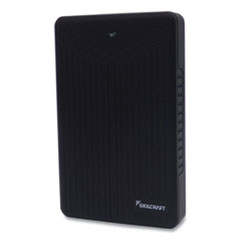 SKILCRAFT Portable Hard Drive, 4 TB, USB 3.0, Black