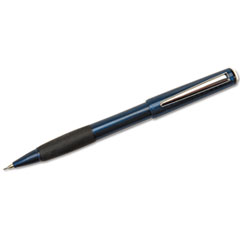 SKILCRAFT Dual Action Cushion Grip Mechanical Pencil, 0.7 mm, F (#2.5), Black Lead, Blue Barrel, 6/Box