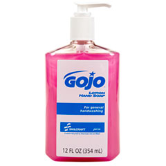 SKILCRAFT GOJO Lotion Soap, Unscented, 12 oz Bottle, 12/Box