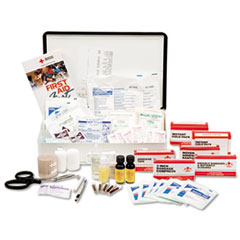 SKILCRAFT First Aid Kit, Industrial/Construction, 20-25 Person Kit, 250 Pieces, Metal Case