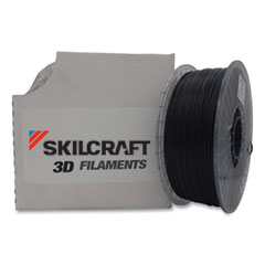 SKILCRAFT 3D Printer Nylon Filament, 1.75 mm, Black