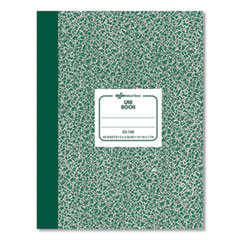Composition Lab Notebook, Quadrille Rule, Green Cover, (60) 10.13 x 7.88 Sheets