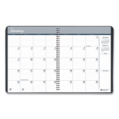 SKILCRAFT Monthly Appointment Planner, 8.75 x 6.88, Black Cover, 14-Month (Dec to Jan): 2023 to 2025