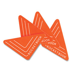 Beacons Smart Stickers for Whiteboards, Triangles, Orange, 2.5