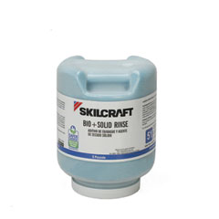 SKILCRAFT Bio+ Dishwasher Rinse Additive, 5 lb Bottle, 2/Carton