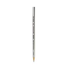 Verithin Smear-Proof Colored Pencils, 2 Mm, Metallic Silver Lead, Metallic Silver Barrel, Dozen