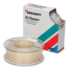 SKILCRAFT 3D Printer Acrylonitrile Butadiene Styrene Filament, 2.85 mm, Natural