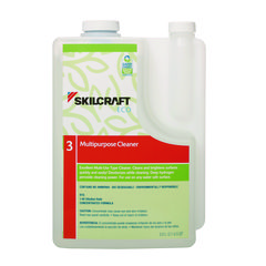 SKILCRAFT ECO Multipurpose Cleaner, 2 L Bottle, 4/Pack