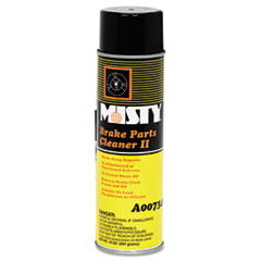Misty® CLEANER F-BRAKES & PARTS BRAKE AND PARTS CLEANER II, NONCHLORINATED, FAST DRY, 14 OZ AEROSOL, 12-CARTON