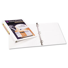 Avery 17141 Antimicrobial View Binder W/One-Touch Ezd Rings, 1" Capacity, White