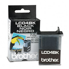 Brother BRTLC04BK LC04BK Ink, 850 Page-Yield, Black