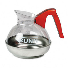 Bunn-O-Matic 6101 12-Cup Coffee Carafe For Pour-O-Matic Bunn Coffee Makers, Orange Handle