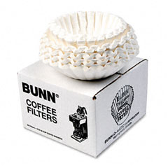 Bunn-O-Matic BCF-250 Flat Bottom Coffee Filters, 12-Cup Size, 250 Filters/Pack