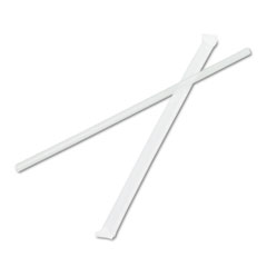 BWK 2851T Jumbo Straws, 7 3/4", Plastic, Translucent, 12000/Box