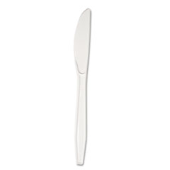 BWK BWKYPHKW Full Length Polystyrene Cutlery, Knife, White, 1000/Carton