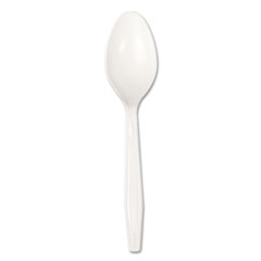 BWK BWKYPHSW Full-Length Polystyrene Cutlery, Teaspoon, White, 1000/Carton
