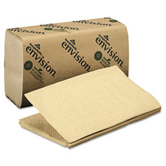 Georgia Pacific 23504 1-Fold Paper Towel, 10-1/4 X 9-1/4, Brown, 250/Pack, 16/Carton