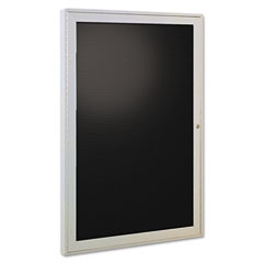Ghent PA13624B-BK Enclosed Letterboard, 36 X 24